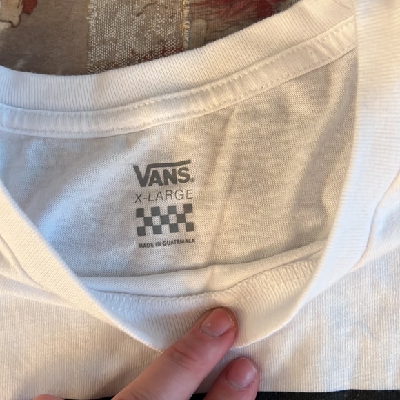 White XL Vans T-Shirt - Picture 2 of 3